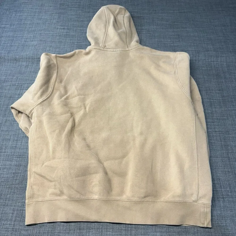 Nike Sportswear Club Fleece Pullover Hoodie Tan Khaki Sweatshirt Mens XL BV2654